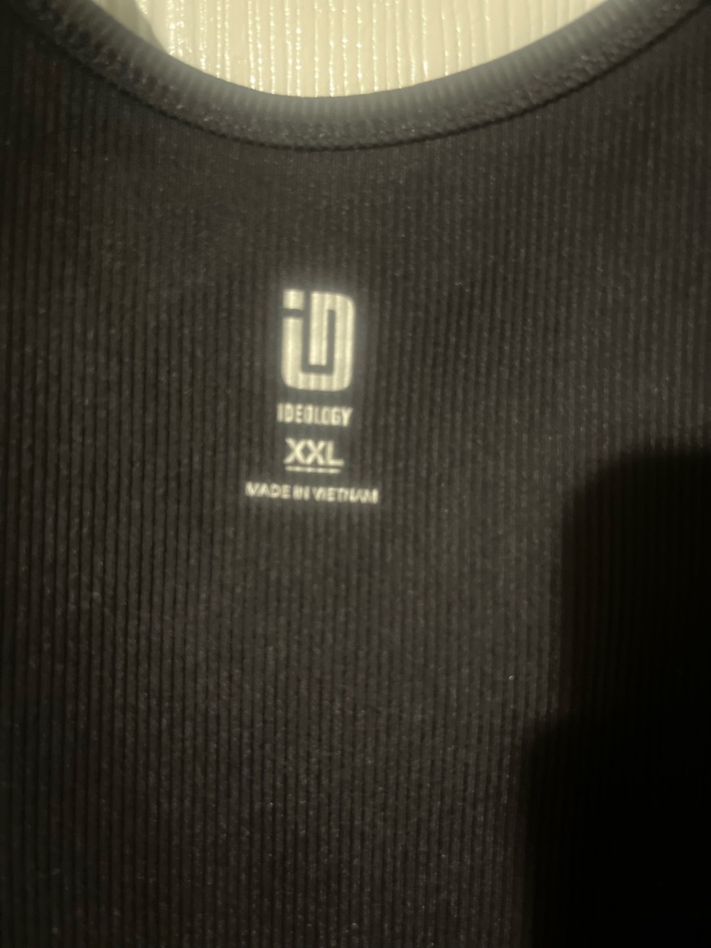 Ideology Ribbed Black Tank Tennis/Pickleball Dress - Picture 3 of 6